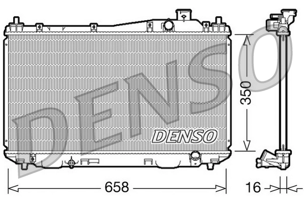 Radiator, engine cooling