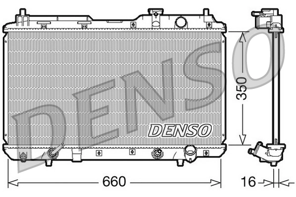 Radiator, engine cooling