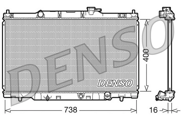 Radiator, engine cooling