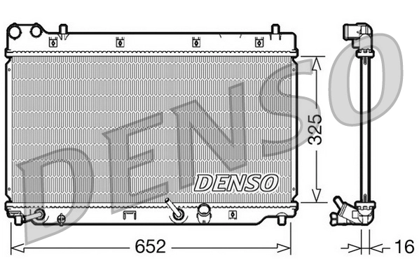 Radiator, engine cooling
