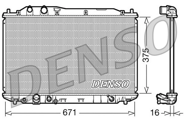 Radiator, engine cooling