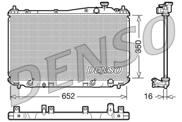 Radiator, engine cooling