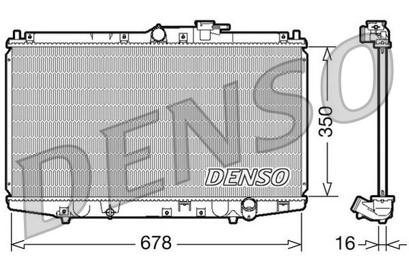 Radiator, engine cooling