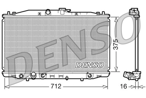 Radiator, engine cooling