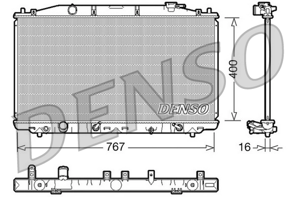 Radiator, engine cooling
