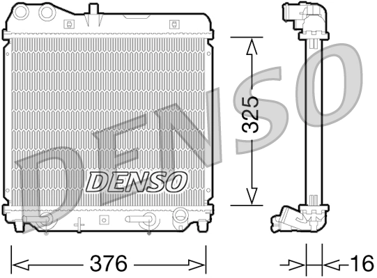 Radiator, engine cooling