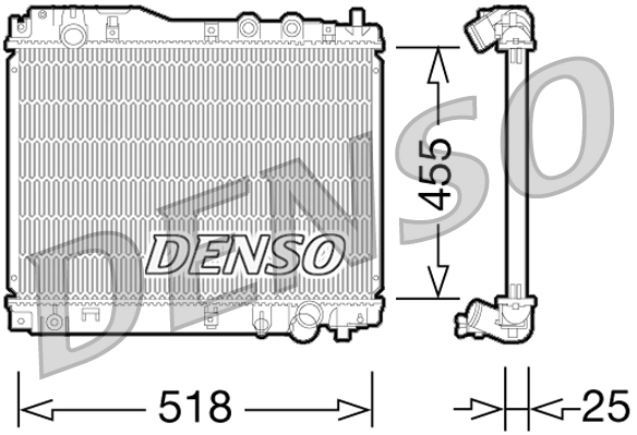 Radiator, engine cooling