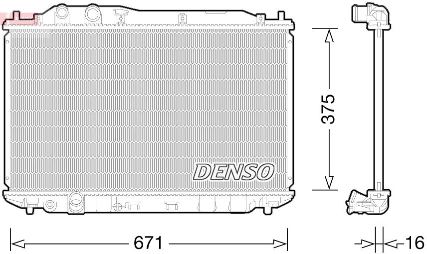 Radiator, engine cooling