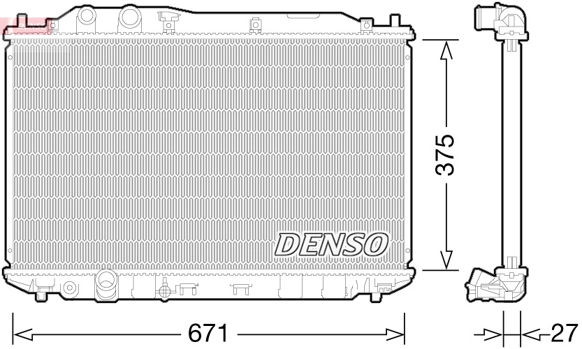 Radiator, engine cooling