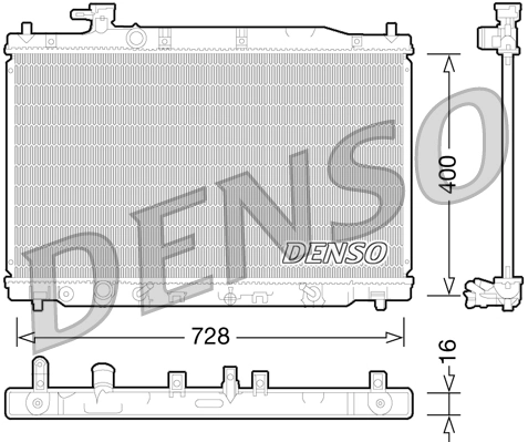 Radiator, engine cooling
