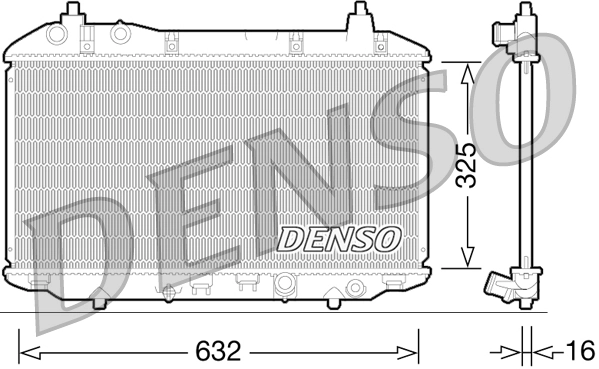 Radiator, engine cooling