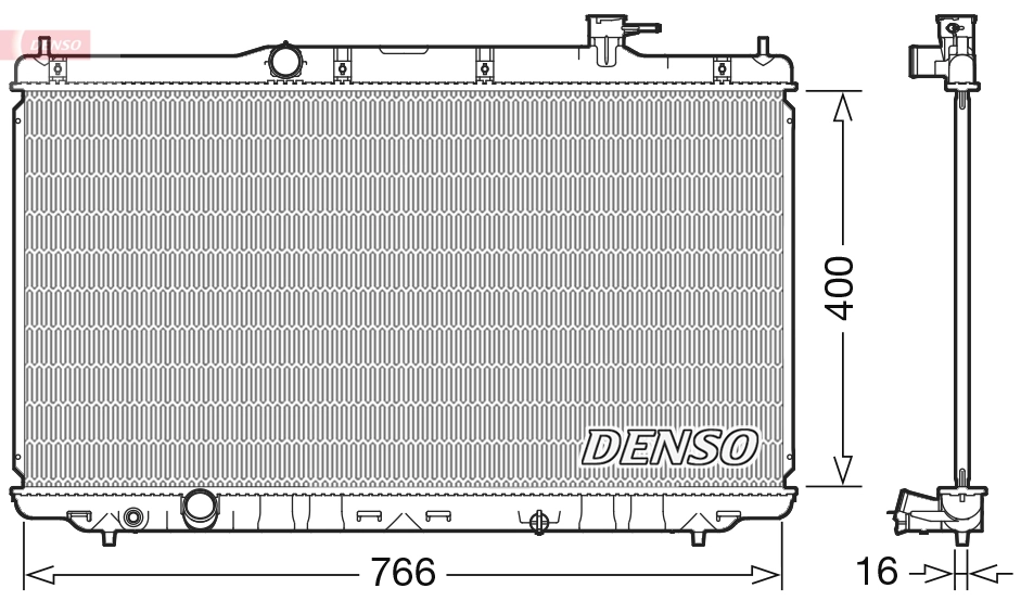 Radiator, engine cooling