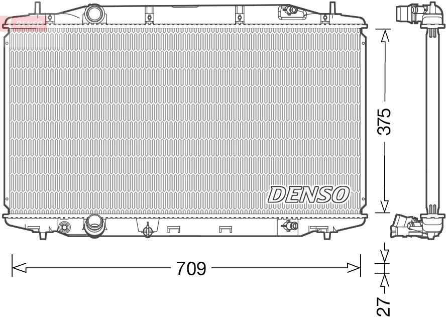 Radiator, engine cooling