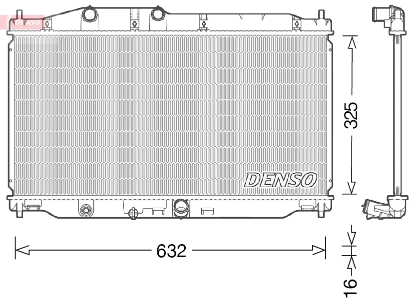 Radiator, engine cooling