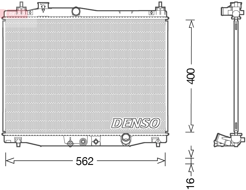 Radiator, engine cooling