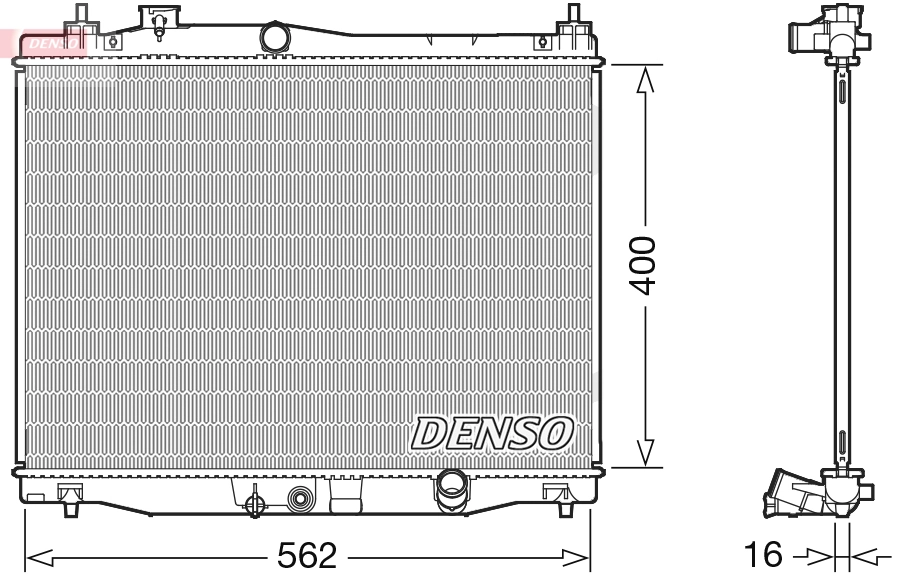 Radiator, engine cooling