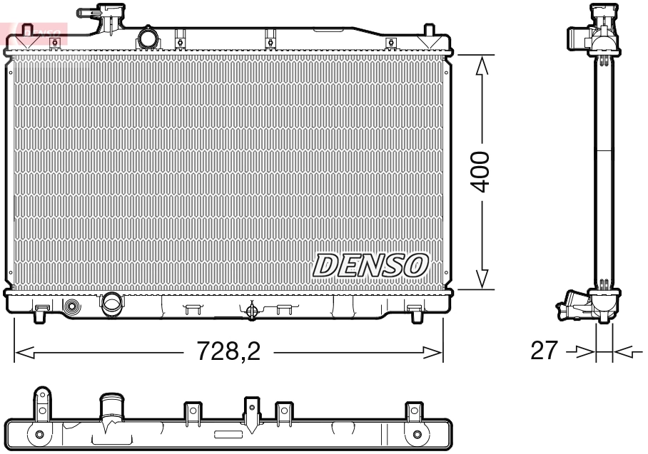 Radiator, engine cooling