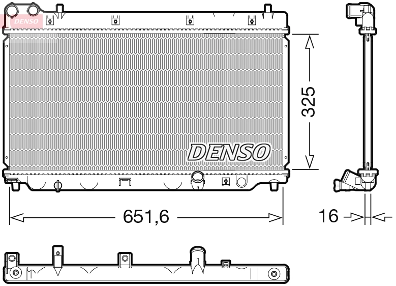 Radiator, engine cooling
