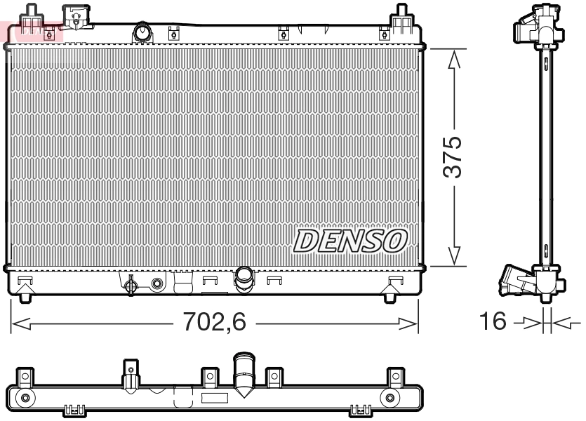 Radiator, engine cooling
