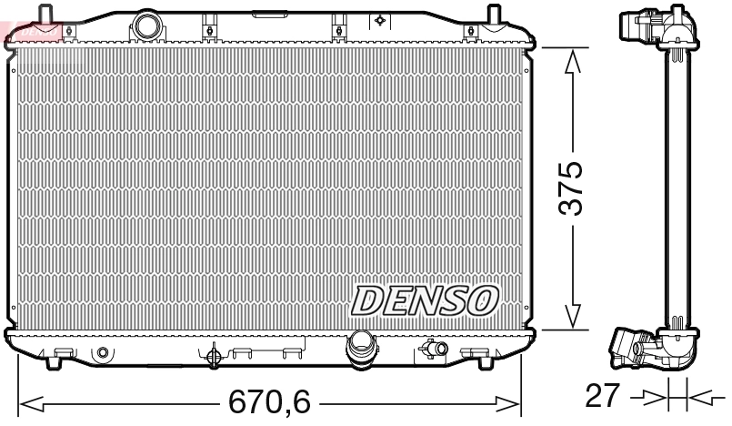 Radiator, engine cooling