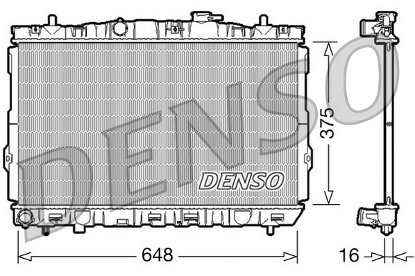 Radiator, engine cooling