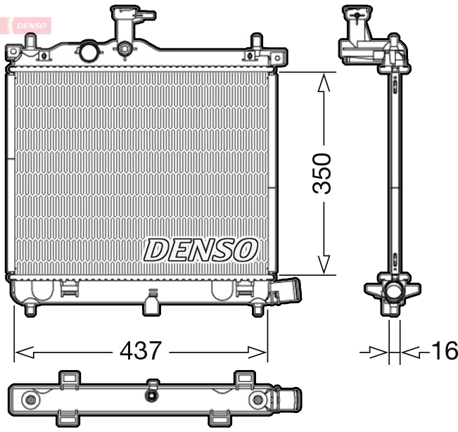 Radiator, engine cooling