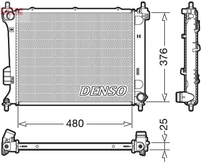 Radiator, engine cooling