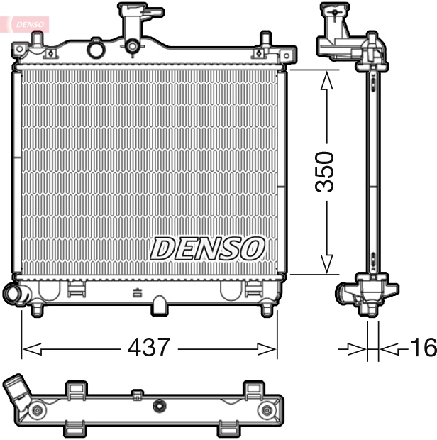 Radiator, engine cooling