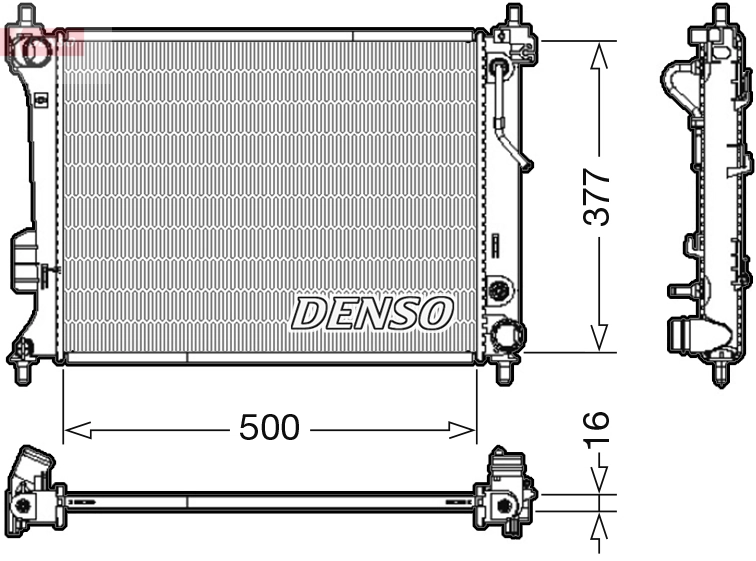 Radiator, engine cooling