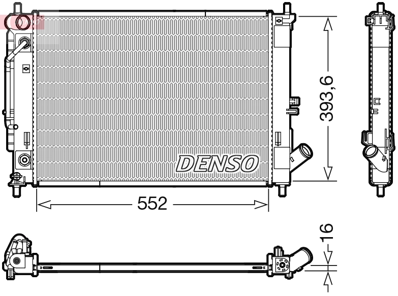 Radiator, engine cooling