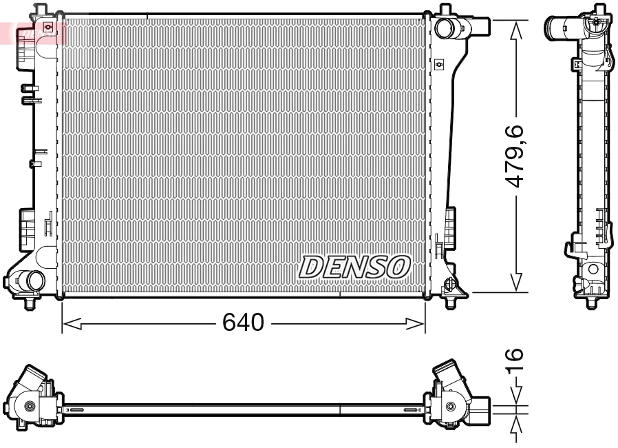 Radiator, engine cooling