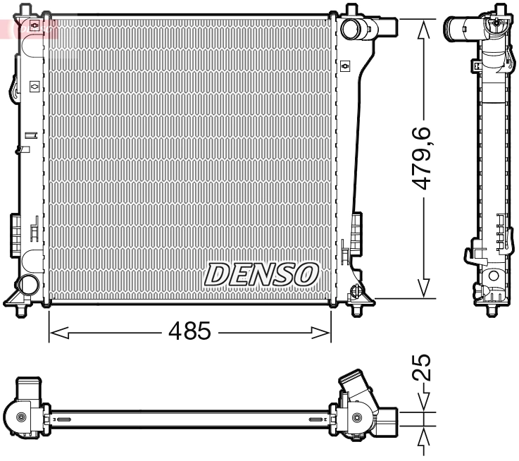 Radiator, engine cooling