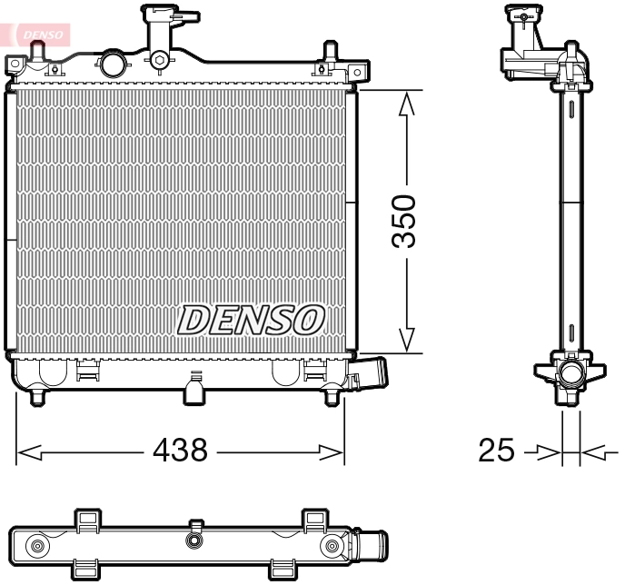 Radiator, engine cooling