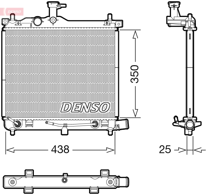 Radiator, engine cooling