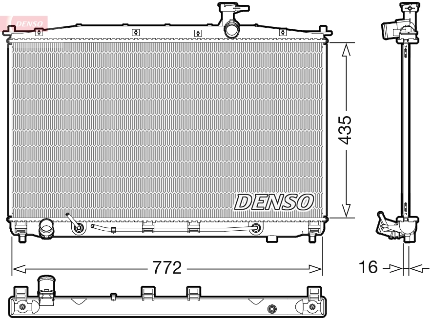 Radiator, engine cooling