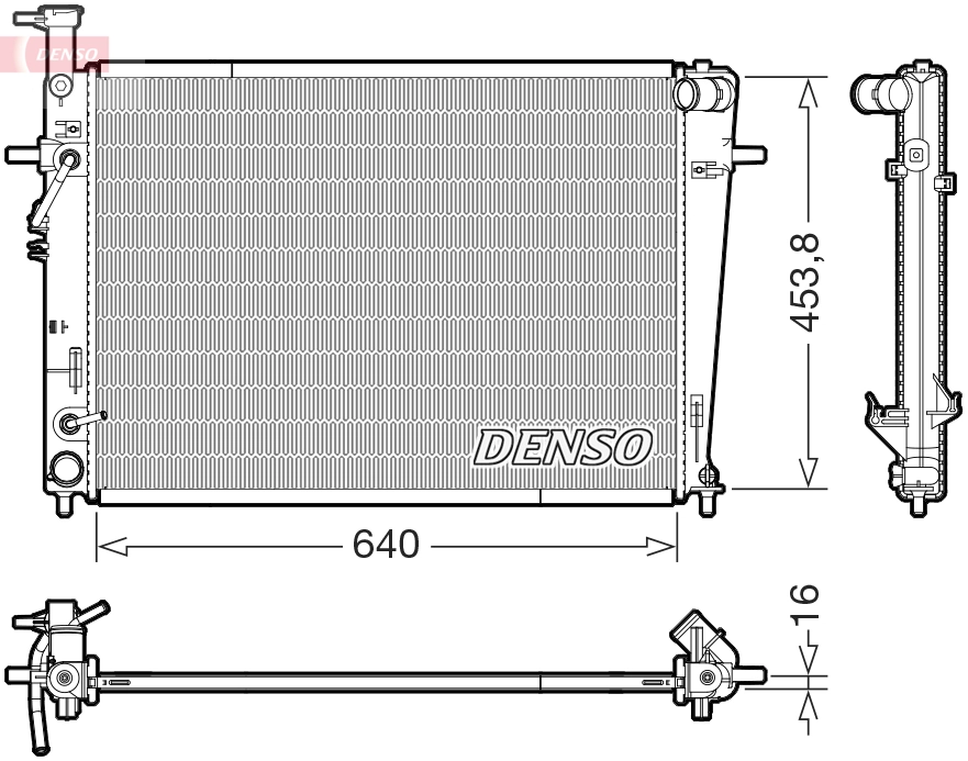 Radiator, engine cooling