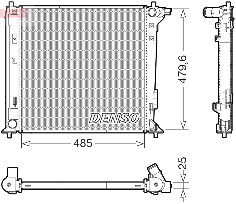 Radiator, engine cooling