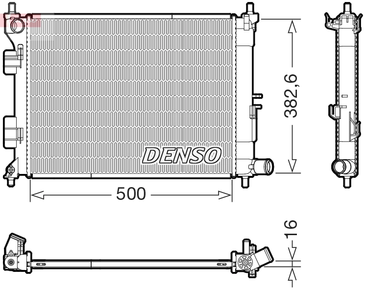 Radiator, engine cooling