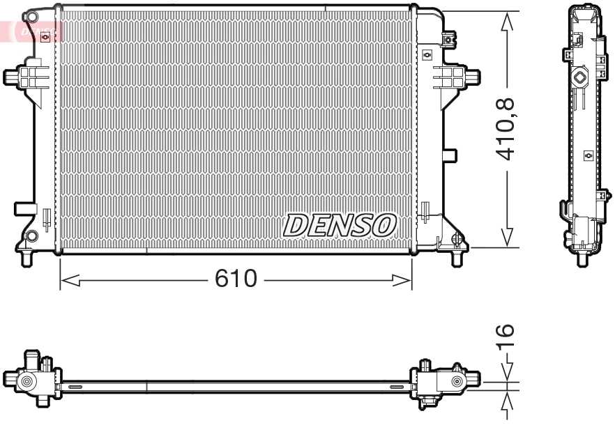 Radiator, engine cooling