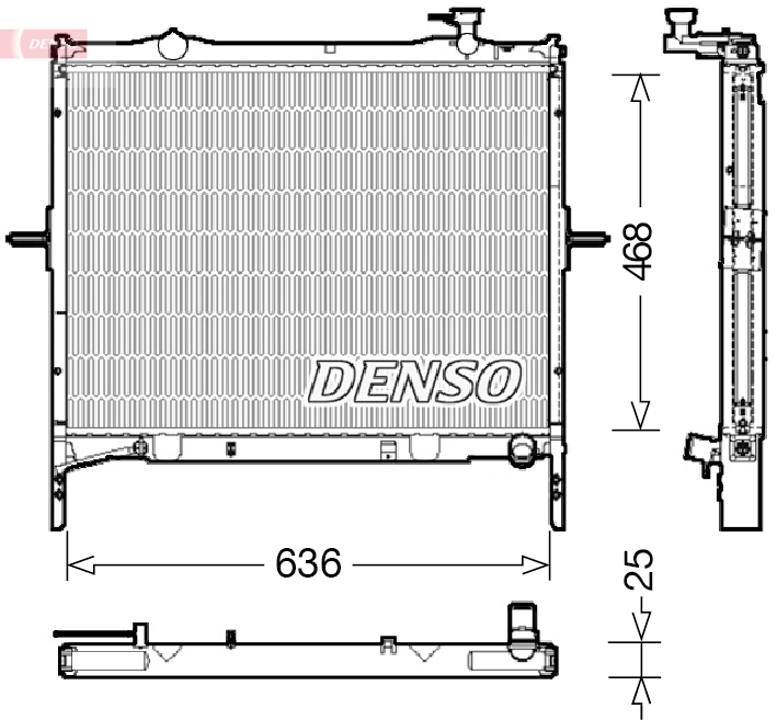 Radiator, engine cooling