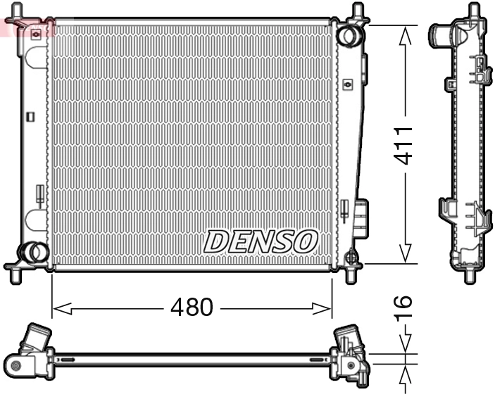 Radiator, engine cooling