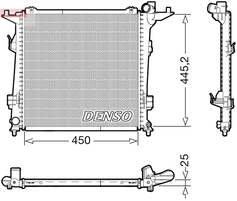 Radiator, engine cooling