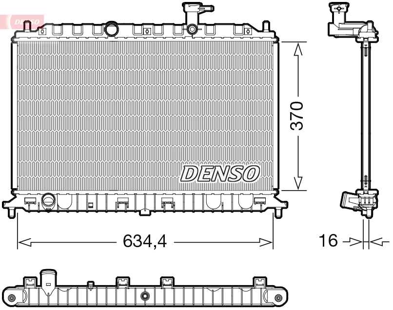 Radiator, engine cooling