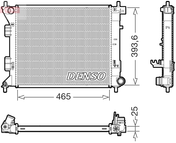 Radiator, engine cooling