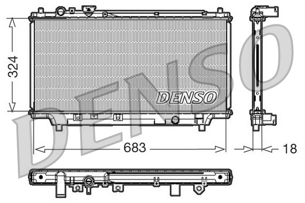 Radiator, engine cooling