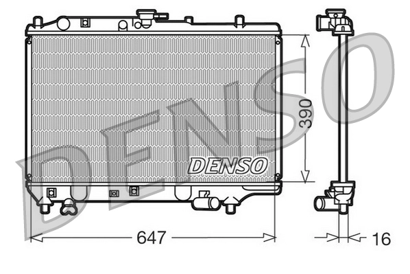 Radiator, engine cooling