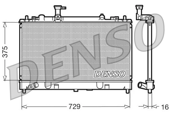 Radiator, engine cooling