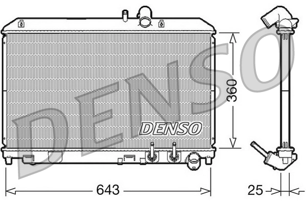 Radiator, engine cooling