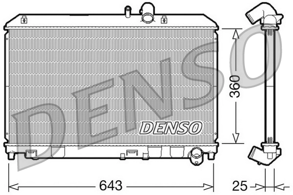 Radiator, engine cooling