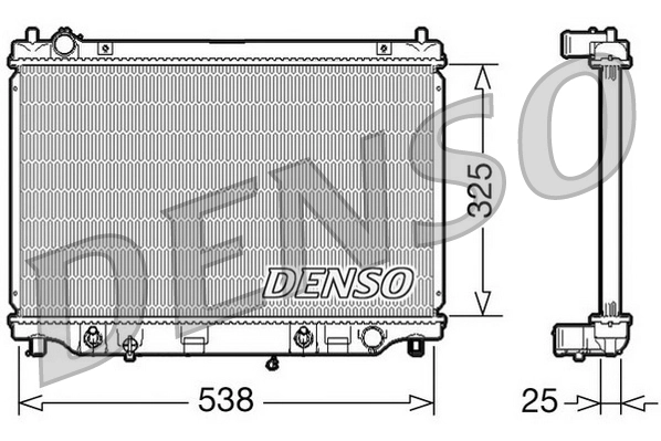 Radiator, engine cooling